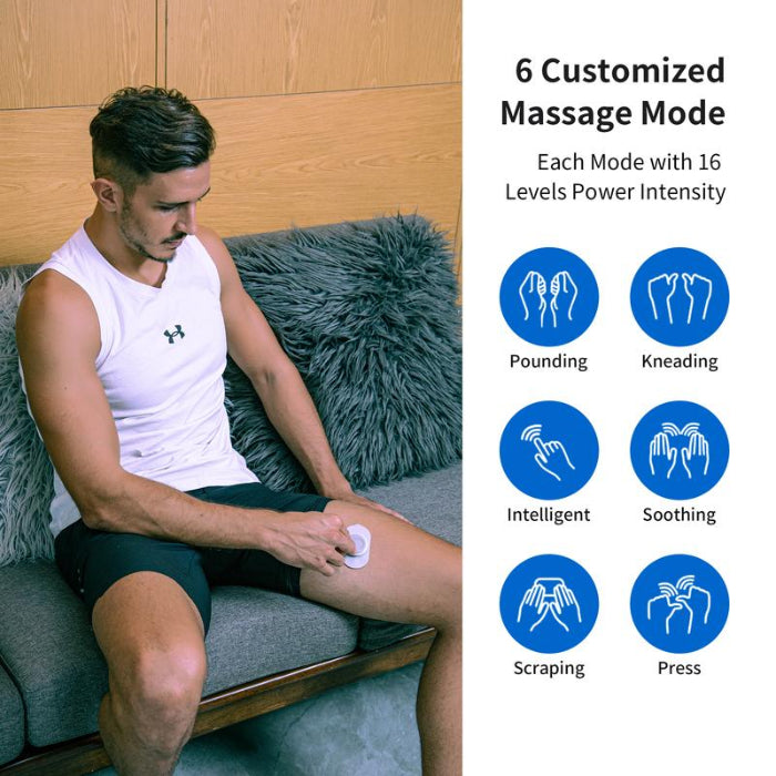 6 modes 16 intensities 2-in-1 Wireless TENS UNIT Massage Machine Electronic Ems Pulse Massager Muscle Pain Relief Stimulator - yiranintelligence